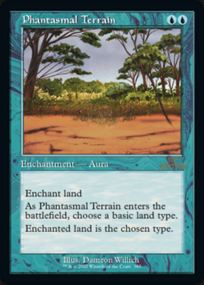 Phantasmal Terrain (Retro) [30th Anniversary Edition] MTG Single Magic: The Gathering | Red Claw Gaming