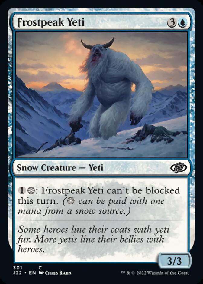 Frostpeak Yeti [Jumpstart 2022] MTG Single Magic: The Gathering | Red Claw Gaming