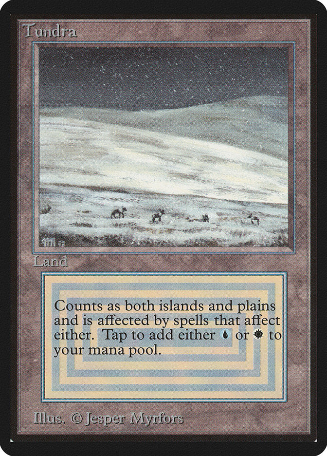 Tundra [Beta Edition] MTG Single Magic: The Gathering | Red Claw Gaming