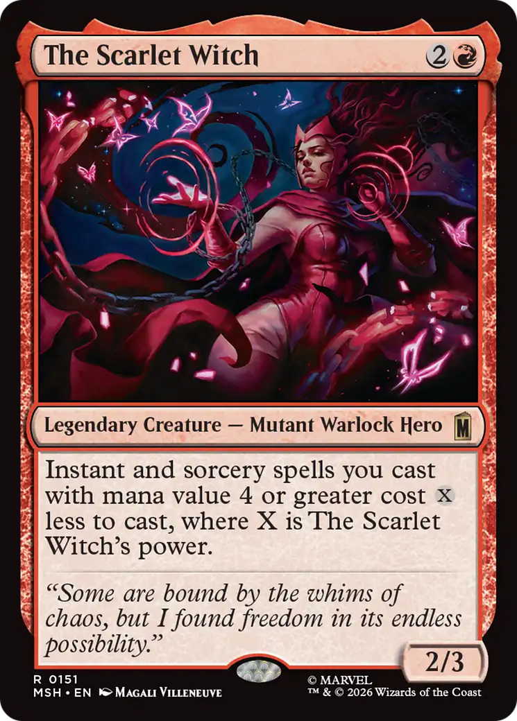 The Scarlet Witch [Marvel Super Heroes] MTG Single Magic: The Gathering | Red Claw Gaming