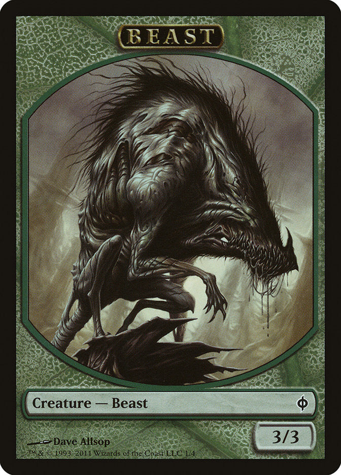 Beast Token [New Phyrexia Tokens] MTG Single Magic: The Gathering | Red Claw Gaming