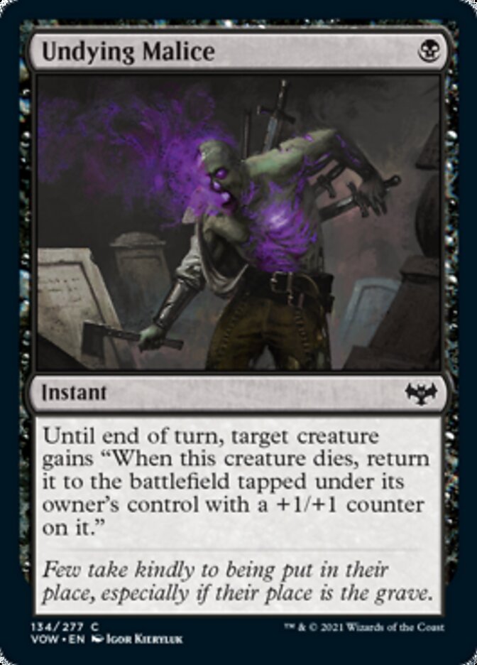 Undying Malice [Innistrad: Crimson Vow] MTG Single Magic: The Gathering | Red Claw Gaming