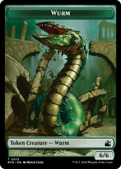 Goblin (0008) // Wurm Double-Sided Token [Ravnica Remastered Tokens] MTG Single Magic: The Gathering | Red Claw Gaming