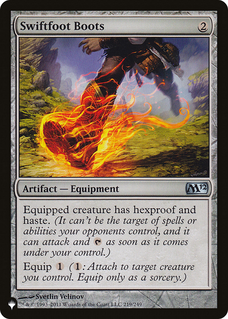 Swiftfoot Boots [Secret Lair: Angels] MTG Single Magic: The Gathering | Red Claw Gaming