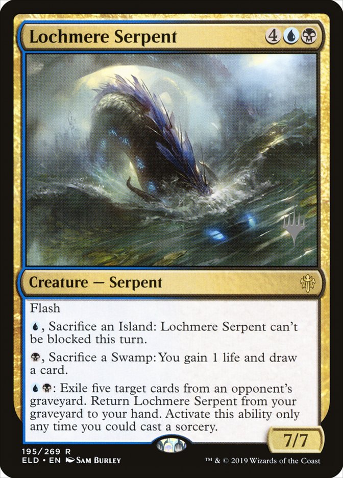 Lochmere Serpent (Promo Pack) [Throne of Eldraine Promos] MTG Single Magic: The Gathering | Red Claw Gaming