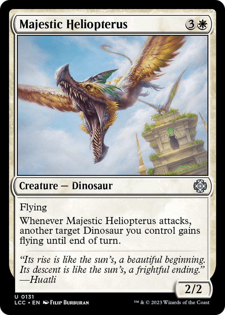 Majestic Heliopterus [The Lost Caverns of Ixalan Commander] MTG Single Magic: The Gathering | Red Claw Gaming