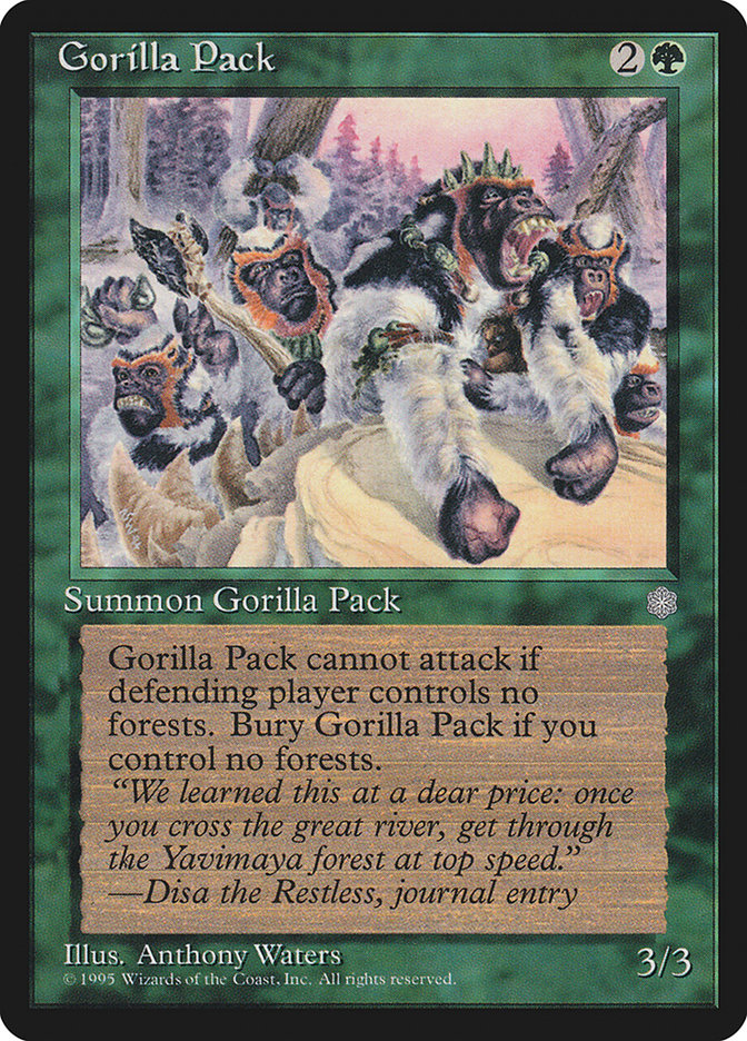 Gorilla Pack [Ice Age] MTG Single Magic: The Gathering | Red Claw Gaming