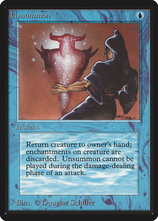 Unsummon [Beta Edition] MTG Single Magic: The Gathering | Red Claw Gaming