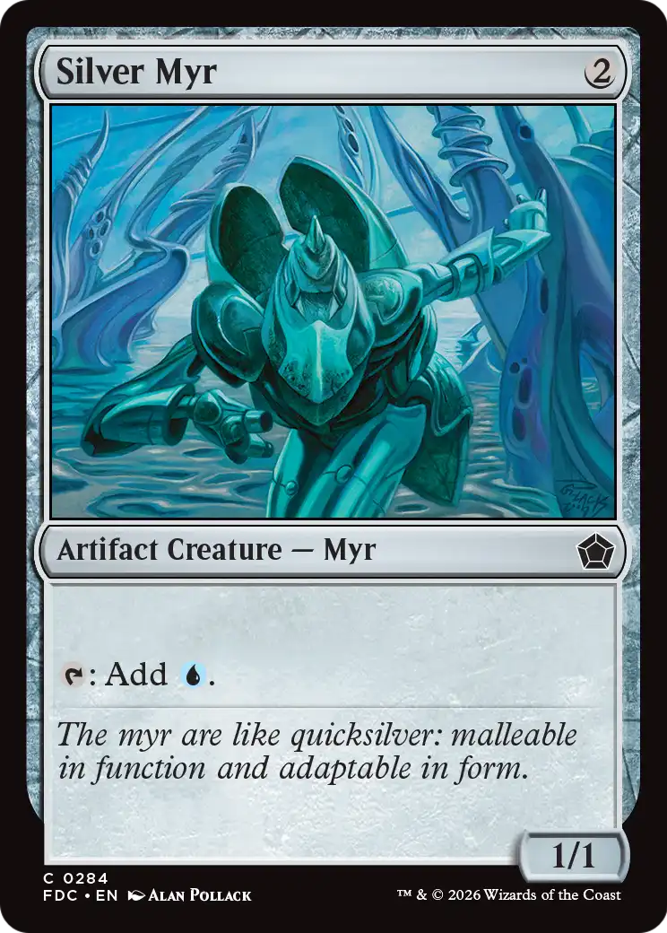 Silver Myr [Foundations Commander] | Red Claw Gaming
