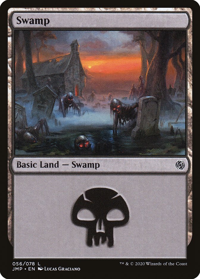 Swamp (56) [Jumpstart] MTG Single Magic: The Gathering | Red Claw Gaming