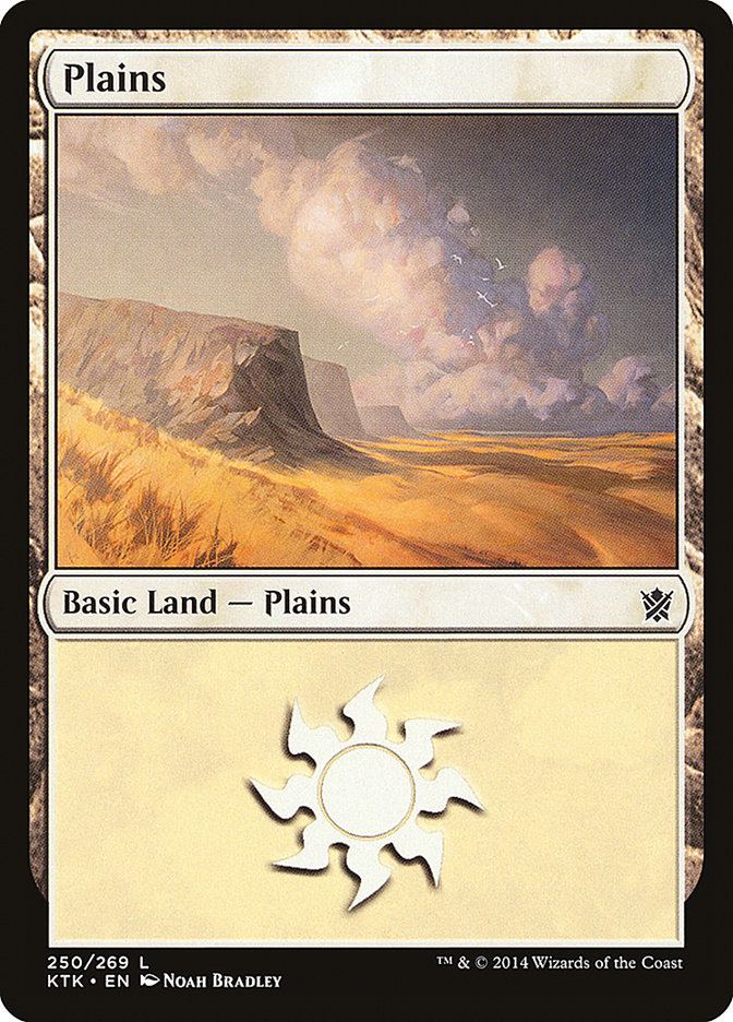Plains (250) [Khans of Tarkir] MTG Single Magic: The Gathering | Red Claw Gaming