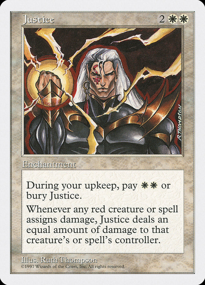Justice [Fifth Edition] MTG Single Magic: The Gathering | Red Claw Gaming