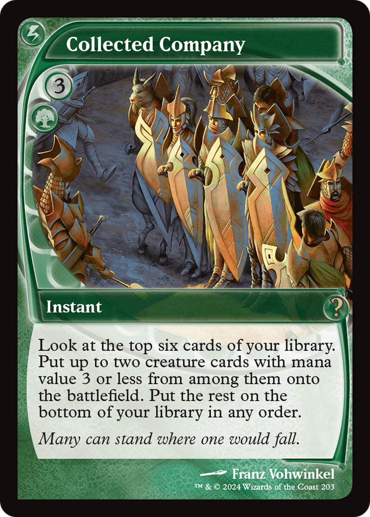 Collected Company (Future Sight) [Mystery Booster 2] MTG Single Magic: The Gathering | Red Claw Gaming