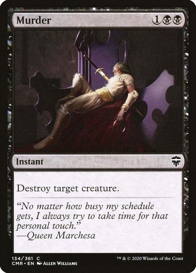 Murder [Commander Legends] MTG Single Magic: The Gathering | Red Claw Gaming
