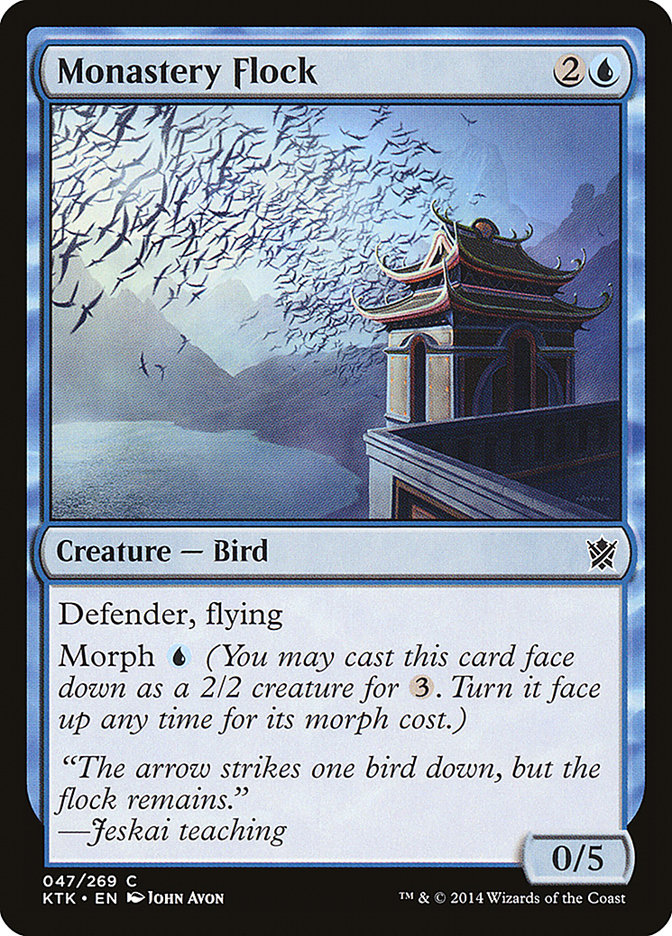 Monastery Flock [Khans of Tarkir] MTG Single Magic: The Gathering | Red Claw Gaming