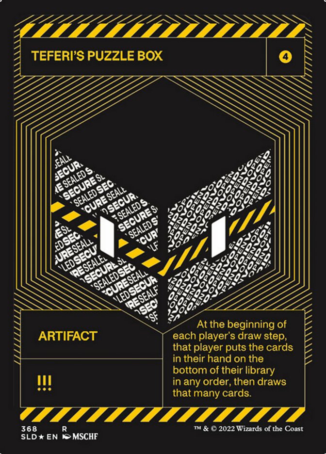 Teferi's Puzzle Box (Foil Etched) [Secret Lair Drop Series] MTG Single Magic: The Gathering | Red Claw Gaming