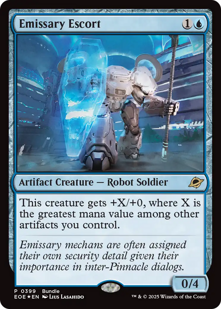 Emissary Escort [Edge of Eternities Prerelease Promos] MTG Single Magic: The Gathering | Red Claw Gaming