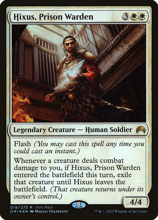 Hixus, Prison Warden (Intro Pack) [Magic Origins Promos] MTG Single Magic: The Gathering | Red Claw Gaming