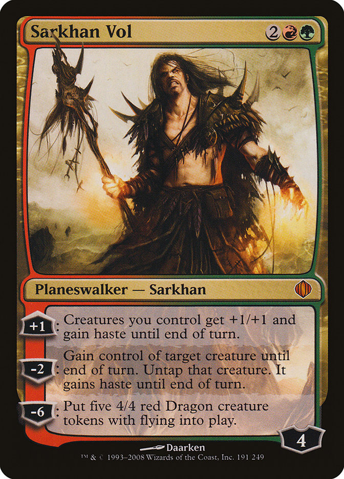 Sarkhan Vol [Shards of Alara] MTG Single Magic: The Gathering | Red Claw Gaming