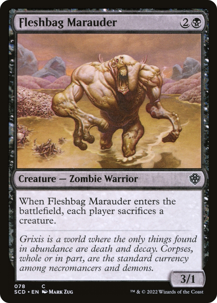 Fleshbag Marauder [Starter Commander Decks] MTG Single Magic: The Gathering | Red Claw Gaming