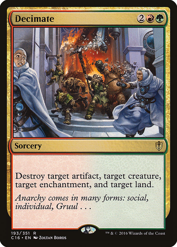 Decimate [Commander 2016] MTG Single Magic: The Gathering | Red Claw Gaming