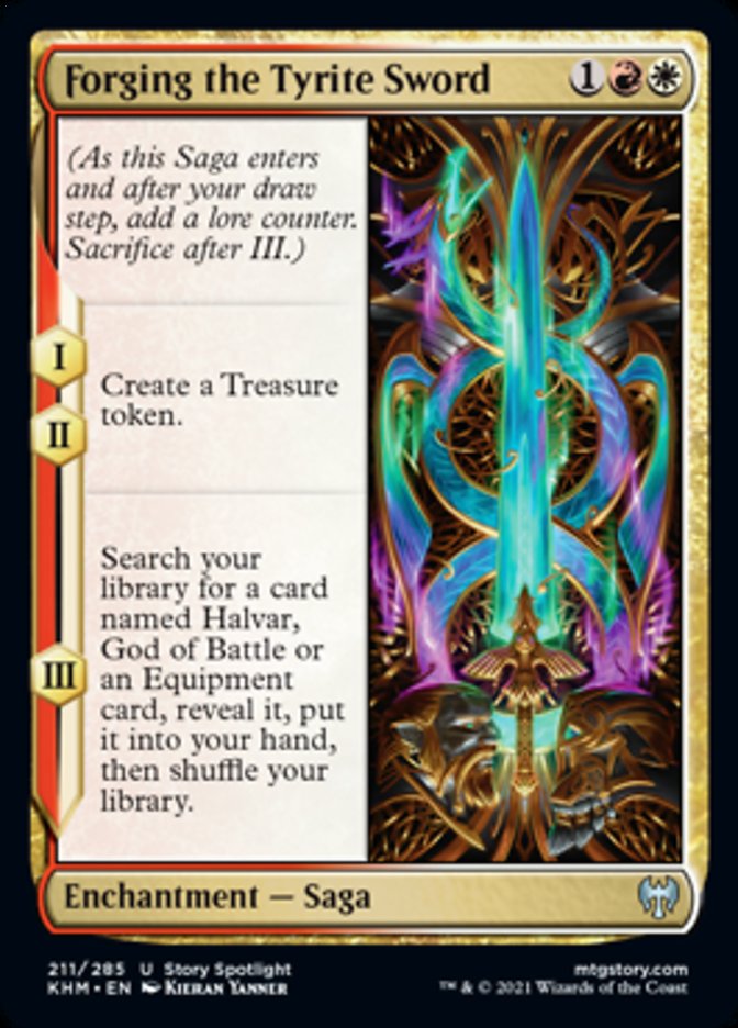 Forging the Tyrite Sword [Kaldheim] MTG Single Magic: The Gathering | Red Claw Gaming