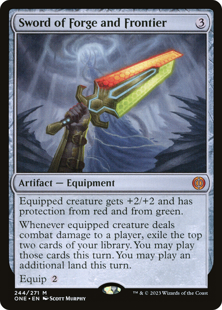 Sword of Forge and Frontier [Phyrexia: All Will Be One] MTG Single Magic: The Gathering | Red Claw Gaming