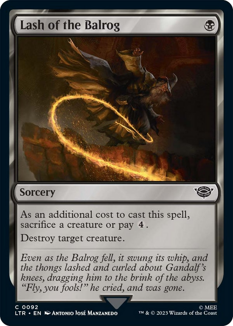 Lash of the Balrog [The Lord of the Rings: Tales of Middle-Earth] MTG Single Magic: The Gathering | Red Claw Gaming