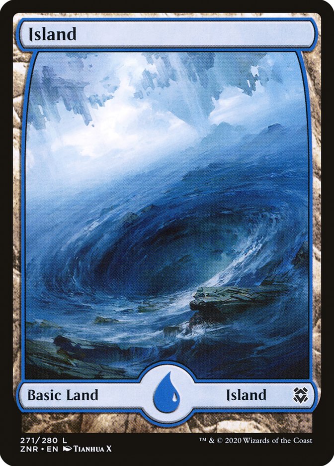 Island (271) [Zendikar Rising] MTG Single Magic: The Gathering | Red Claw Gaming