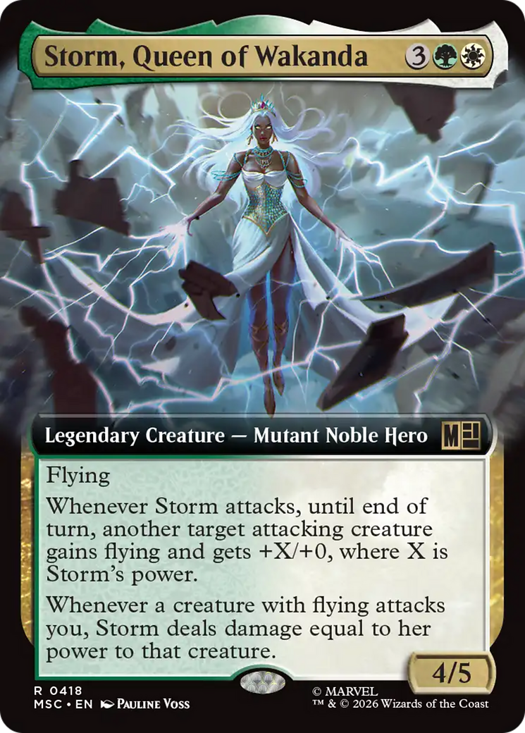 Storm, Queen of Wakanda (Extended Art) [Marvel Super Heroes Commander] | Red Claw Gaming
