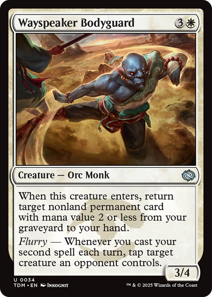 Wayspeaker Bodyguard [Tarkir: Dragonstorm] MTG Single Magic: The Gathering | Red Claw Gaming