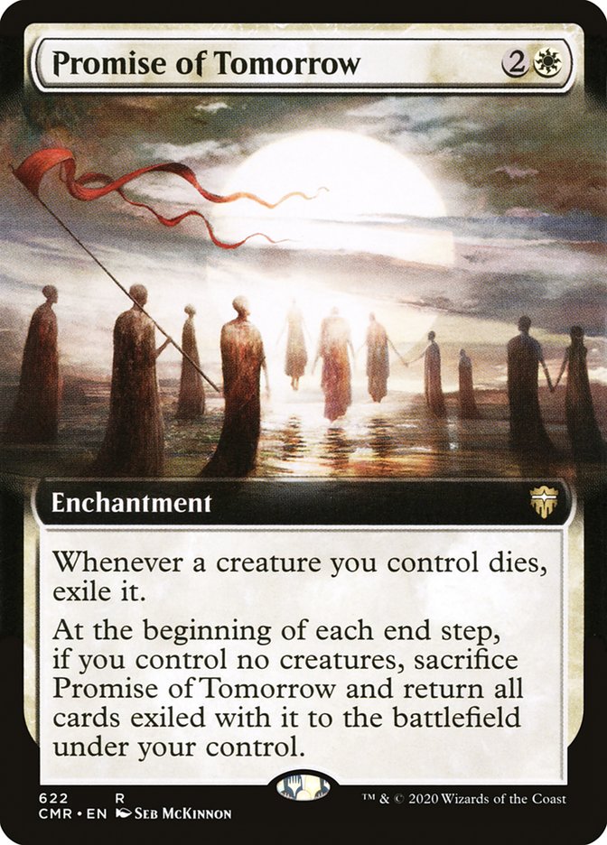 Promise of Tomorrow (Extended Art) [Commander Legends] MTG Single Magic: The Gathering | Red Claw Gaming