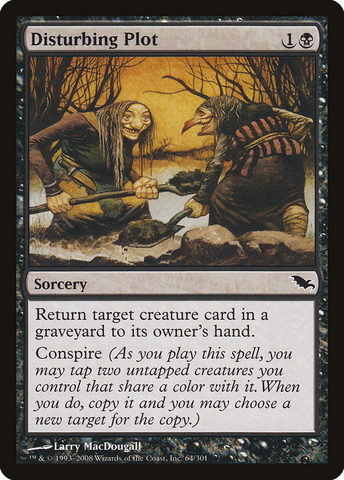 Disturbing Plot [Shadowmoor] MTG Single Magic: The Gathering | Red Claw Gaming