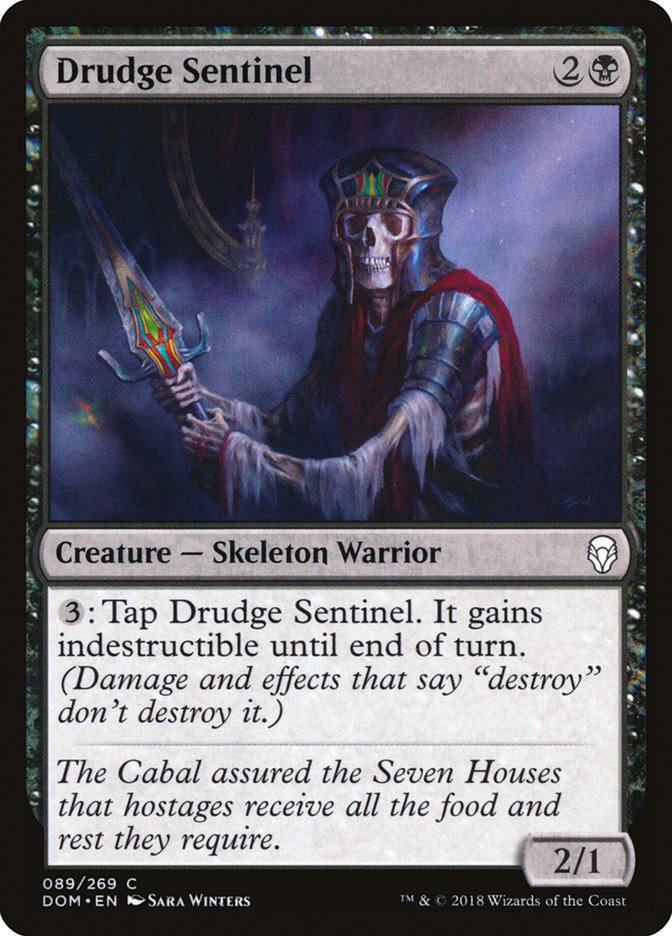 Drudge Sentinel [Dominaria] MTG Single Magic: The Gathering | Red Claw Gaming
