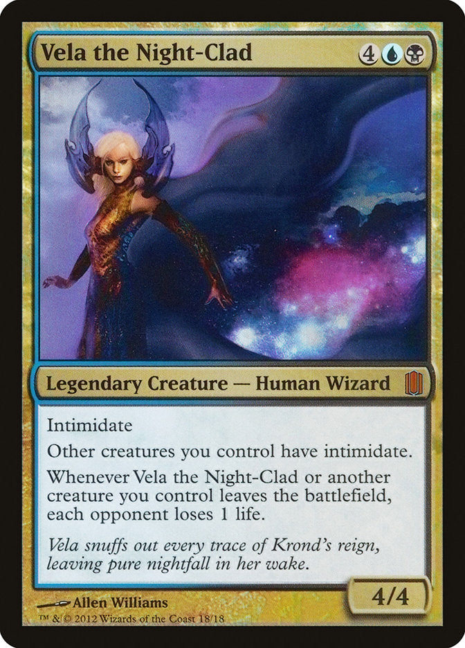 Vela the Night-Clad [Commander's Arsenal] MTG Single Magic: The Gathering | Red Claw Gaming