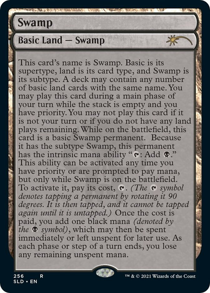 Swamp (256) [Secret Lair Drop Series] MTG Single Magic: The Gathering | Red Claw Gaming