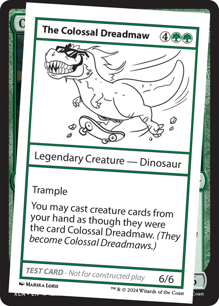 The Colossal Dreadmaw [Mystery Booster 2 Playtest Cards] MTG Single Magic: The Gathering | Red Claw Gaming