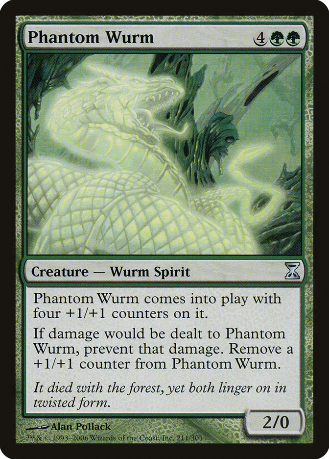 Phantom Wurm [Time Spiral] MTG Single Magic: The Gathering | Red Claw Gaming