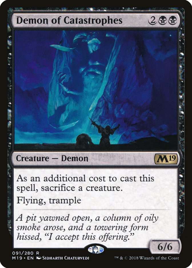 Demon of Catastrophes [Core Set 2019] MTG Single Magic: The Gathering | Red Claw Gaming