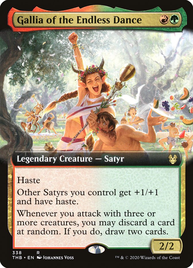 Gallia of the Endless Dance (Extended Art) [Theros Beyond Death] MTG Single Magic: The Gathering | Red Claw Gaming