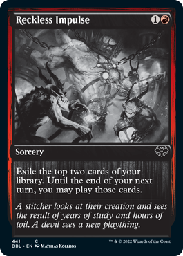 Reckless Impulse [Innistrad: Double Feature] MTG Single Magic: The Gathering | Red Claw Gaming