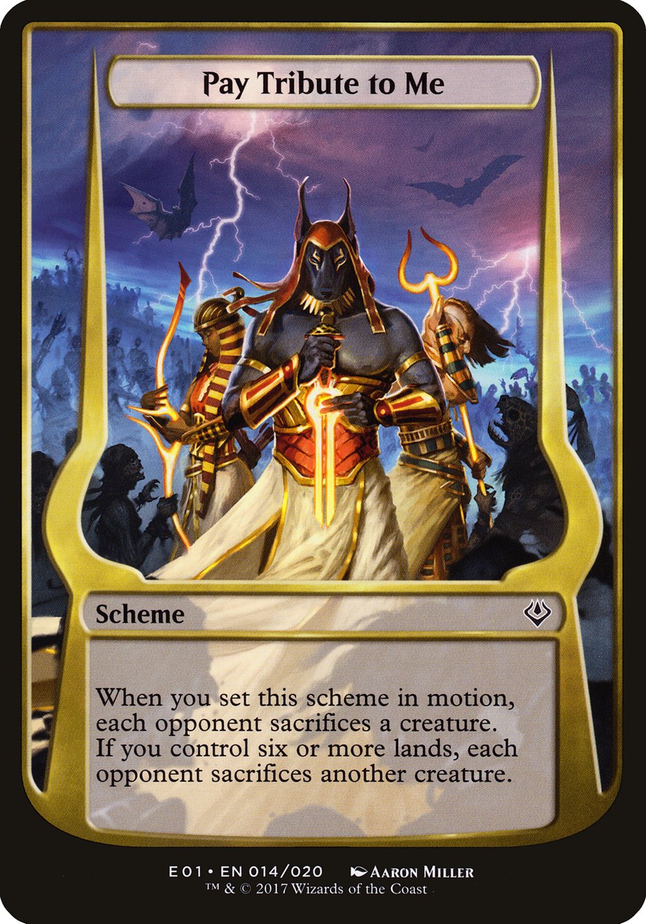 Pay Tribute to Me (Schemes) [Archenemy: Nicol Bolas Schemes] MTG Single Magic: The Gathering | Red Claw Gaming