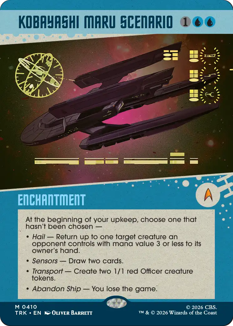 Kobayashi Maru Scenario (Showcase) [Star Trek] MTG Single Magic: The Gathering | Red Claw Gaming
