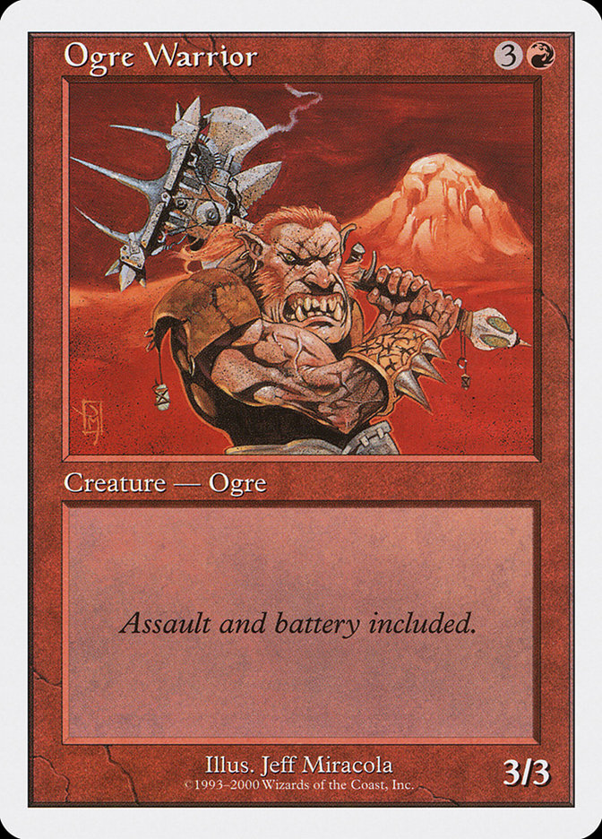 Ogre Warrior [Starter 2000] MTG Single Magic: The Gathering | Red Claw Gaming