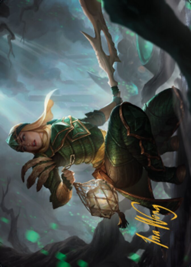 Argothian Opportunist Art Card (Gold-Stamped Signature) [The Brothers' War Art Series] MTG Single Magic: The Gathering | Red Claw Gaming