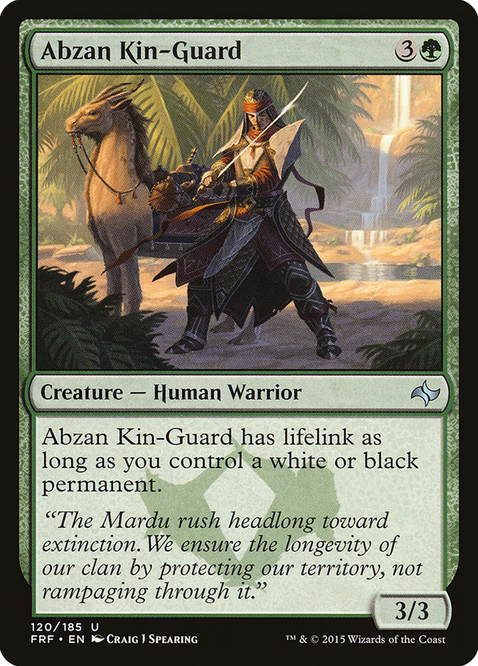 Abzan Kin-Guard [Fate Reforged] MTG Single Magic: The Gathering | Red Claw Gaming