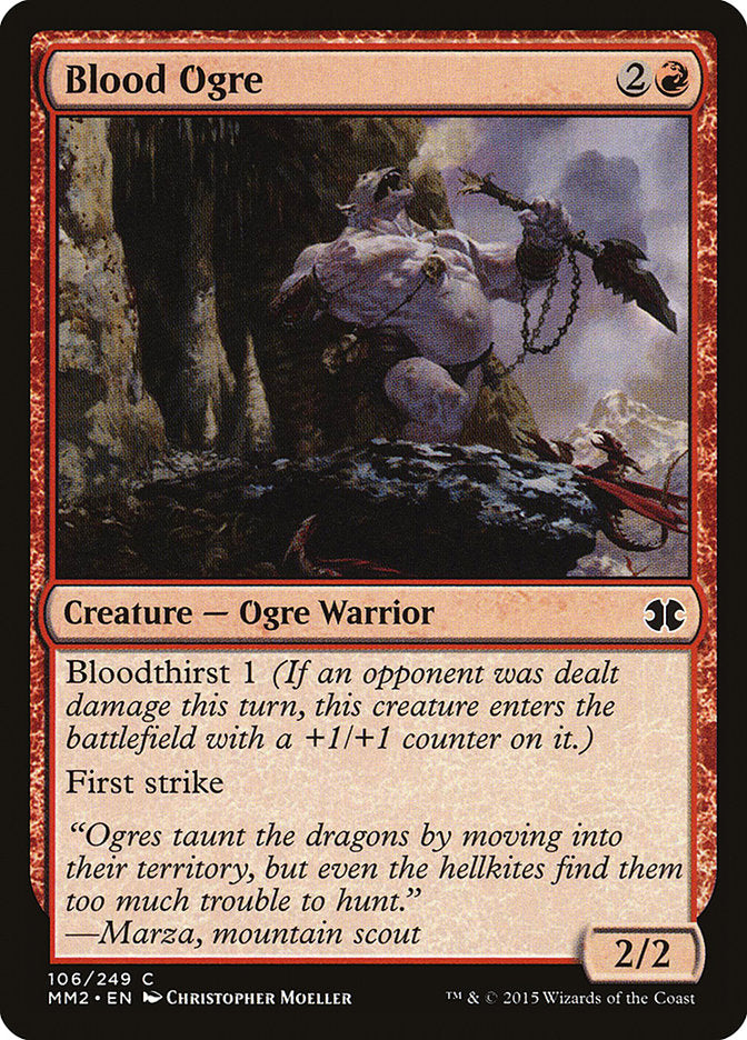 Blood Ogre [Modern Masters 2015] MTG Single Magic: The Gathering | Red Claw Gaming