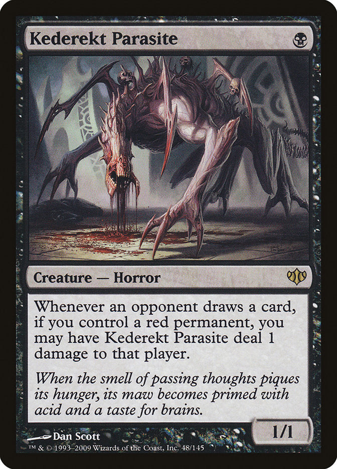 Kederekt Parasite [Conflux] MTG Single Magic: The Gathering | Red Claw Gaming