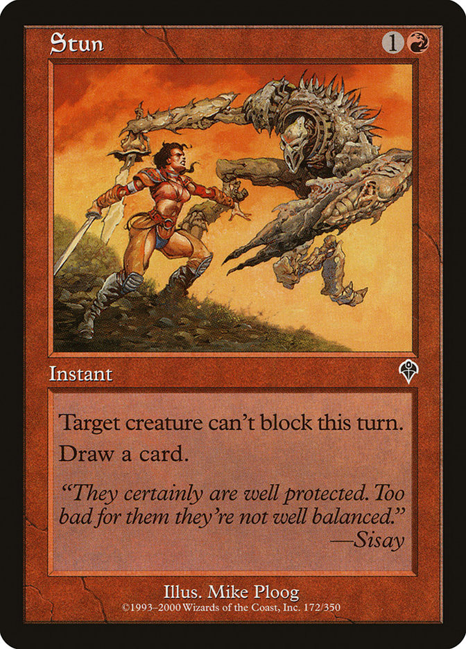 Stun [Invasion] MTG Single Magic: The Gathering | Red Claw Gaming
