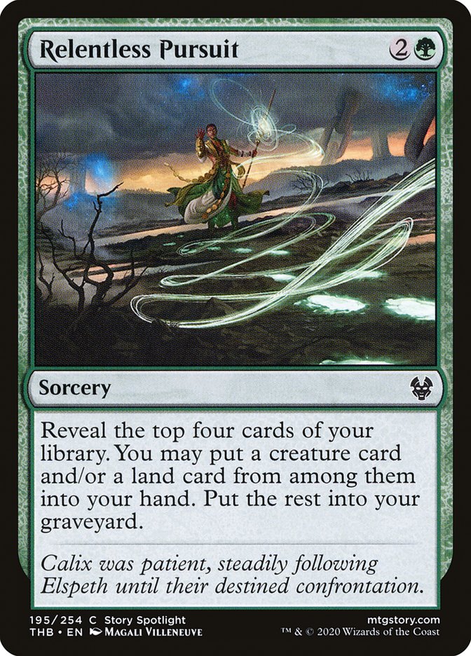 Relentless Pursuit [Theros Beyond Death] MTG Single Magic: The Gathering | Red Claw Gaming